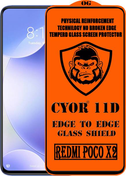 CYOR Edge To Edge Tempered Glass for REDMI POCO X2