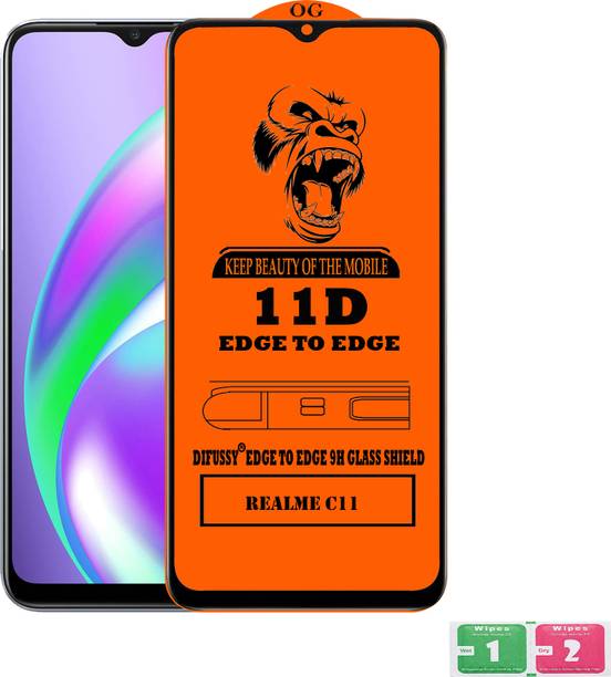 Difussy Edge To Edge Tempered Glass for REALME C11