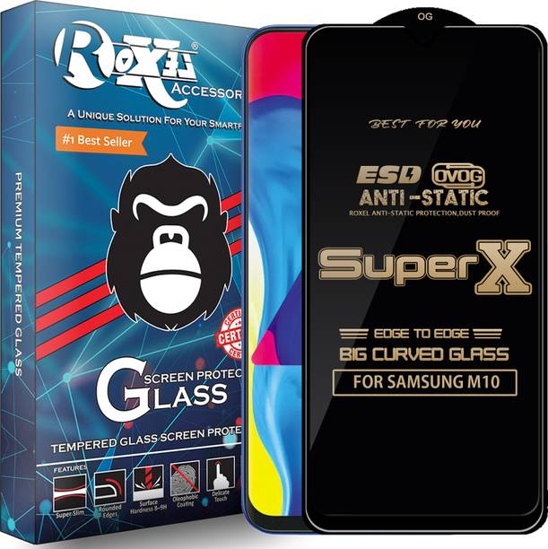 Roxel Edge To Edge Tempered Glass for Samsung Galaxy M10