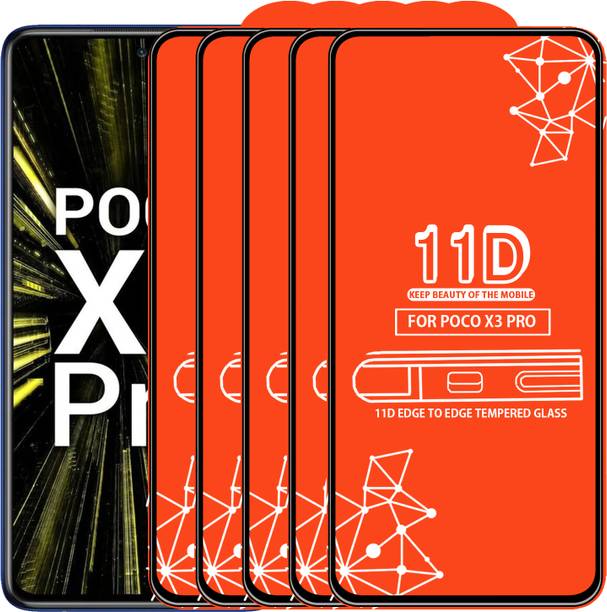 Roxel Edge To Edge Tempered Glass for Poco X3 Pro