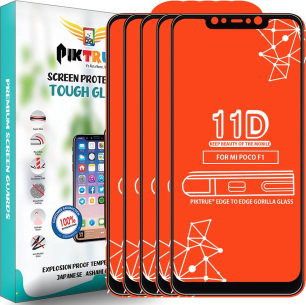 PikTrue Edge To Edge Tempered Glass for POCO F1