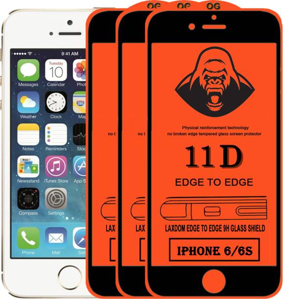 Laxdom Edge To Edge Tempered Glass for Apple iPhone 6