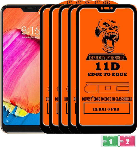 Difoxy Edge To Edge Tempered Glass for Mi Redmi 6 pro