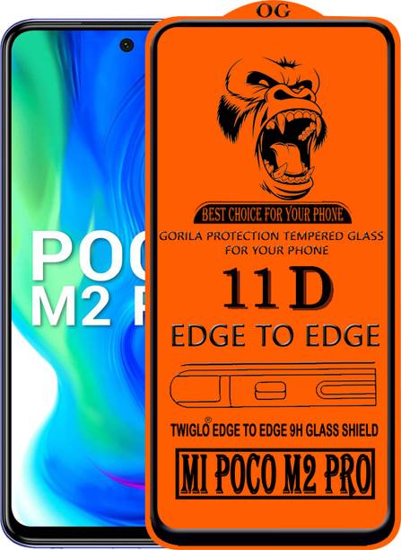 TWIGLO Edge To Edge Tempered Glass for POCO M2 Pro
