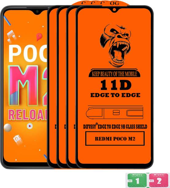 Difussy Edge To Edge Tempered Glass for REDMI POCO M2