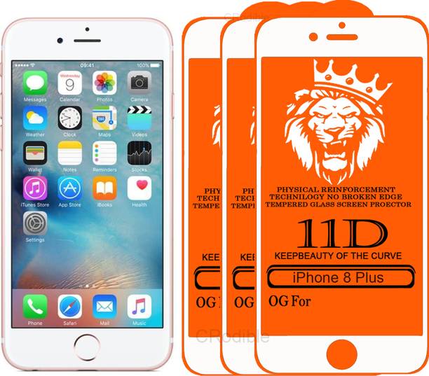 CRodible Edge To Edge Tempered Glass for Apple iPhone 8 Plus