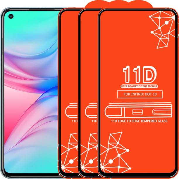 Qyist Edge To Edge Tempered Glass for Infinix Hot 10