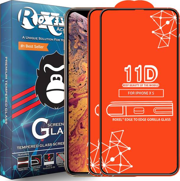 Roxel Edge To Edge Tempered Glass for Apple iPhone XS