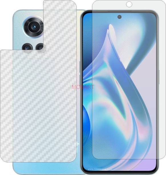 MOBART Front and Back Screen Guard for ONE PLUS ACE (Front Matte Finish & Back 3d Carbon Fiber)