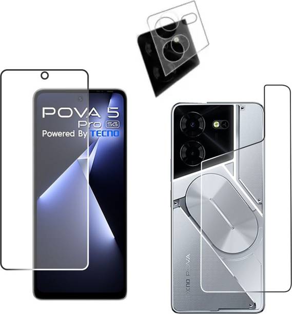 chakoor Front and Back Screen Guard for tecno pova 5 pro 5g