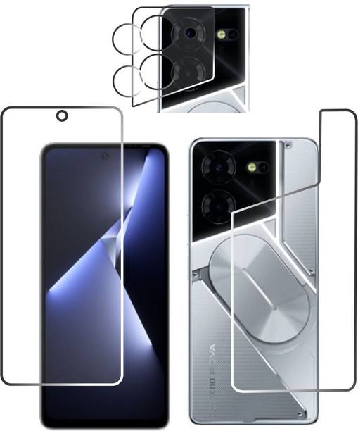 chakoor Front and Back Screen Guard for tecno pova 5 pro 5g