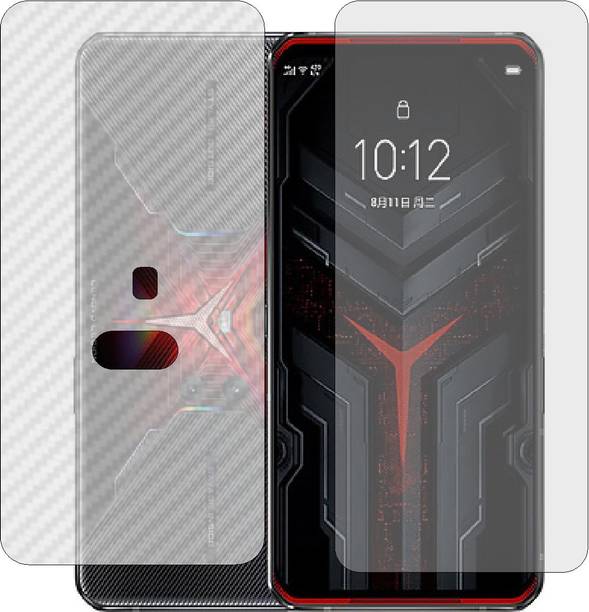 MOBART Front and Back Screen Guard for LENOVO LEGION PRO (Front Matte Finish & Back 3d Carbon Fiber)