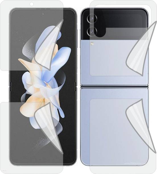 Mobling Front and Back Screen Guard for SAMSUNG GALAXY ZFLIP 4 (Edge To Edge Full Coverage)