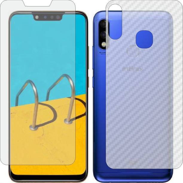 MOBART Front and Back Tempered Glass for Infinix Hot 7