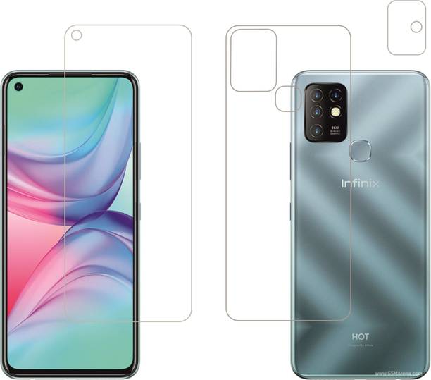 Vatsin Front and Back Tempered Glass for Infinix Hot 10