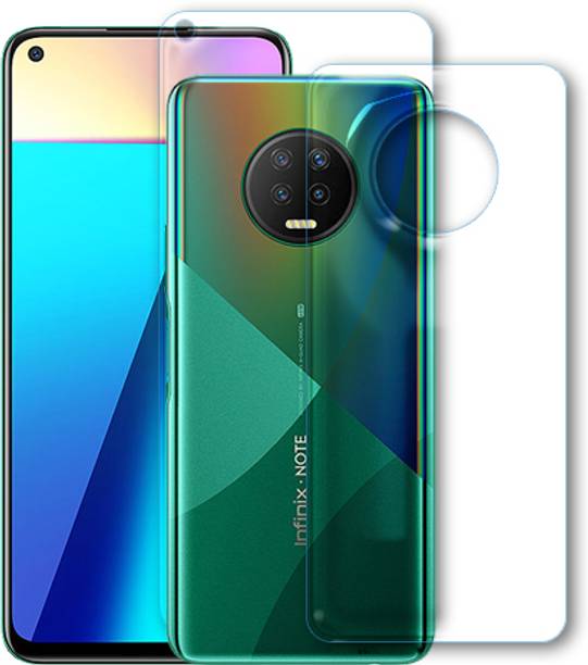 SOMTONE Front and Back Tempered Glass for Infinix Note 7