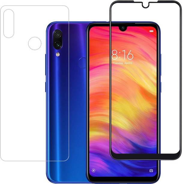 YOGKREETI Front and Back Tempered Glass for Redmi Note 7, Redmi Note 7s, Redmi Note 7 Pro