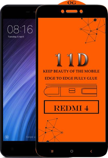Difoxy Front and Back Tempered Glass for Mi Redmi 4