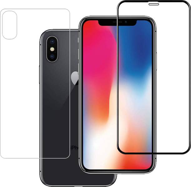 Menext Front and Back Tempered Glass for Apple iPhone XS