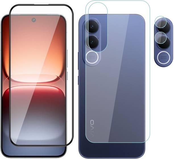 Vatsin Front and Back Tempered Glass for ViVO V70 FE, ViVO V70 FE [With Rear Camera Lens Guard]