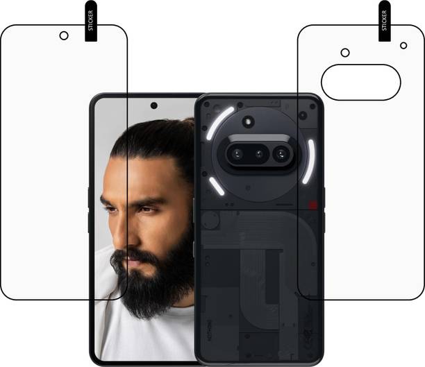 MOBKAVACH Front and Back Tempered Glass for Nothing Phone 3A 5G,Nothing Phone 3A