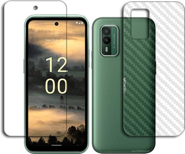 KOISTON Front and Back Tempered Glass for Nokia XR21 FR...