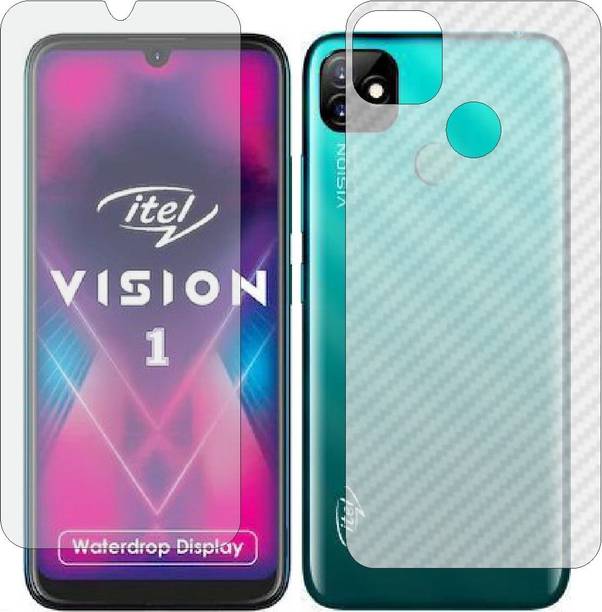MOBART Front and Back Tempered Glass for ITEL VISION 1