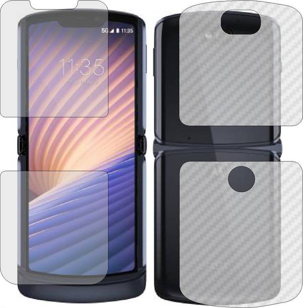 Fasheen Front and Back Tempered Glass for MOTOROLA RAZR 5G