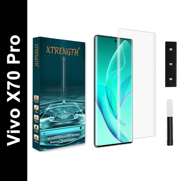 XTRENGTH Edge To Edge Tempered Glass for Vivo X70 Pro