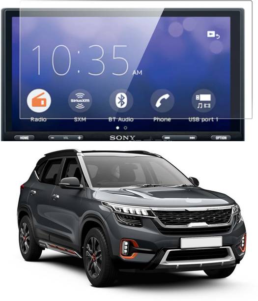KACA Screen Guard for Infotainment Touch Screen Guard of Sony XAV AX6050 Bluetooth, Company Fitted Display, [Not Tempered Glass]