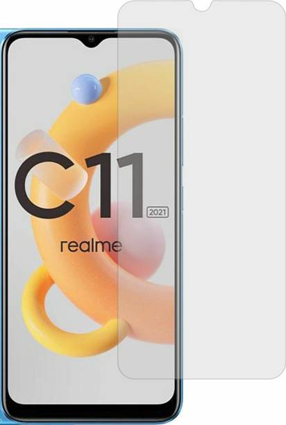 MOBART Tempered Glass Guard for REALME C11 2021 (Flexible & Shatterproof)