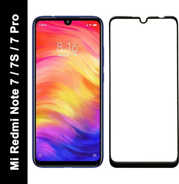 KrKis Edge To Edge Tempered Glass for Mi Redmi Note 7, Mi Redmi Note 7 Pro, Mi Redmi Note 7S