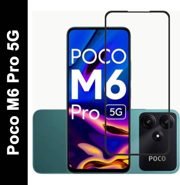 LIKEDESIGN Edge To Edge Tempered Glass for POCO M6 Pro 5G