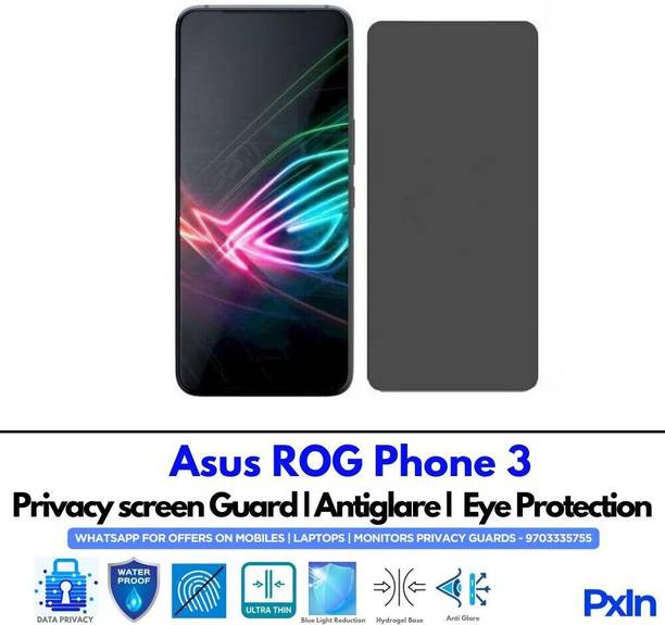 PxIn Privacy Screen Guard for Asus ROG Phone 3 Mobile