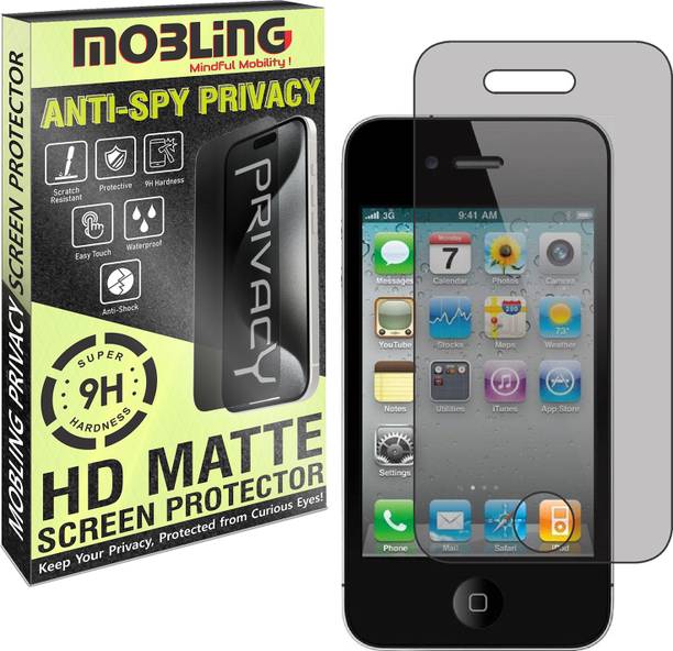 Mobling Screen Guard for APPLE iPhone 4S (Anti Peep Privacy Matte Finish)
