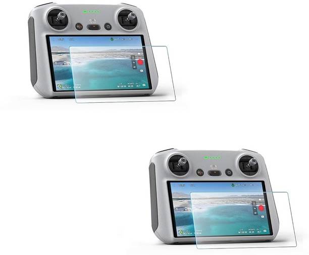 Techvik Screen Guard for Pack Of 2 DJI Smart Controllers, DJI RC, RC2 9H+ Flexible Screen Protector For, DJI RC Pro, DJI Mini 3, DJI Mini 3 Pro, DJI Mini 4 Pro, Air 3, Mavic 3 Pro, Mavic 3 Classic, DJI Mavic Air 2S RC