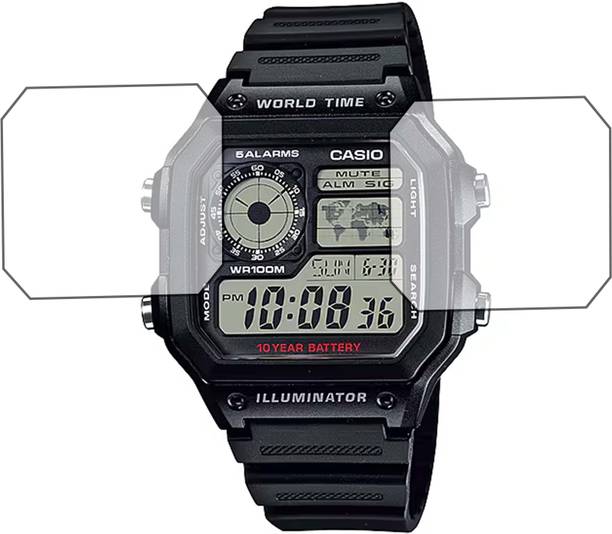 Aaruteck Screen Guard for CASIO-AE-1200WH-1AVDF(D097) Smart Watch Screen Guard