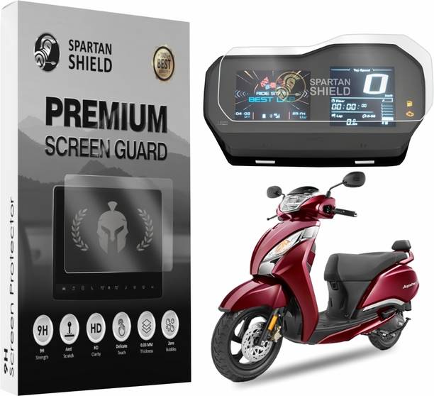 spartan shield Screen Guard for TVS JUPITER 125 SMARTXONNECT Scooter 2024, TFT Meter Display Console Protector, Anti Scratch Jupiter125 X Connect Accessory Not Tempered Glass (Pack of 1)