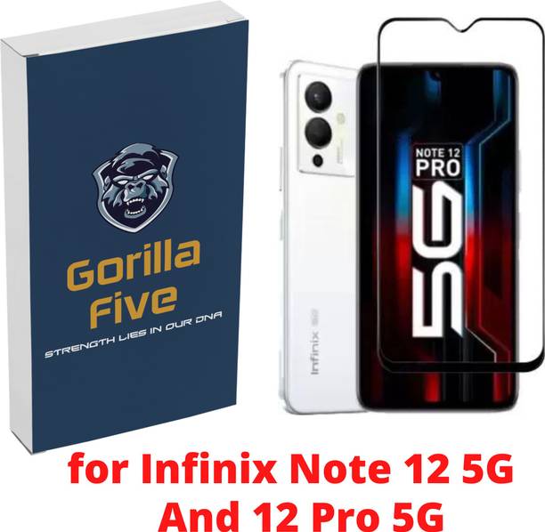 गोरिला फाइव एज टू एज टेम्पर्ड ग्लास Infinix Note-12 Pro 5G, Infinix Note 12 5G के लिए