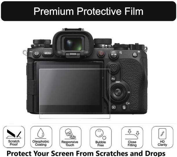 Protector De Pantalla Vidrio Templado 9H Para Canon EOS 4000D - Incluye Cubierta De Zapata