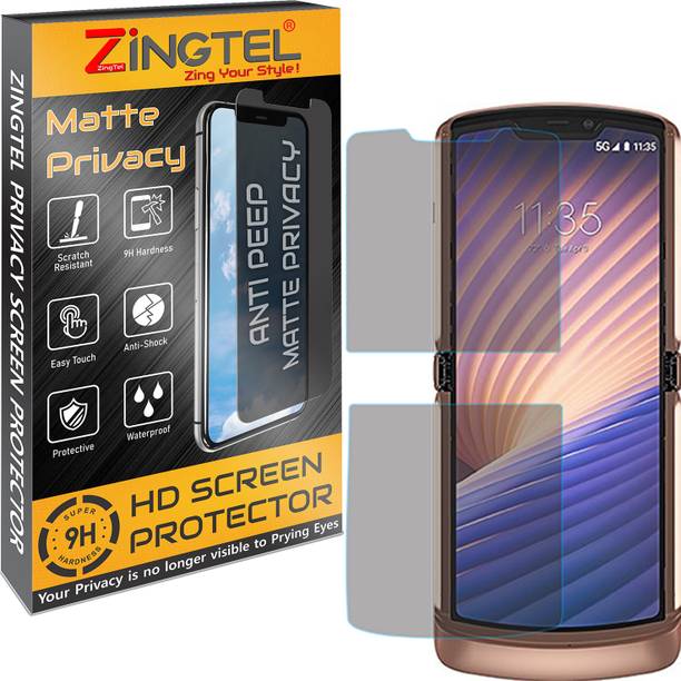 ZINGTEL Screen Guard for MOTOROLA MOTO RAZR 5G (Privacy Matte)