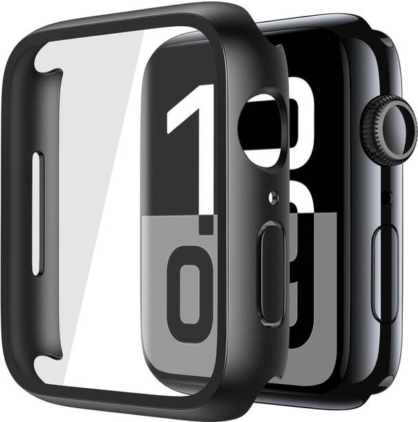 CLITZ Tempered Glass Guard for Apple Watch Series 11 (2025) Series 10 42mm, Satin Black