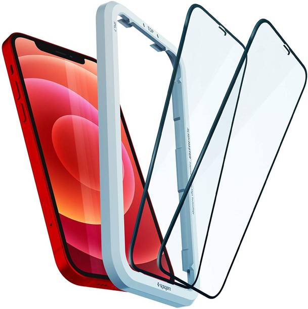 Spigen Screen Guard with Applicator Kit for Apple iPhone 12 Pro, Apple iPhone 12