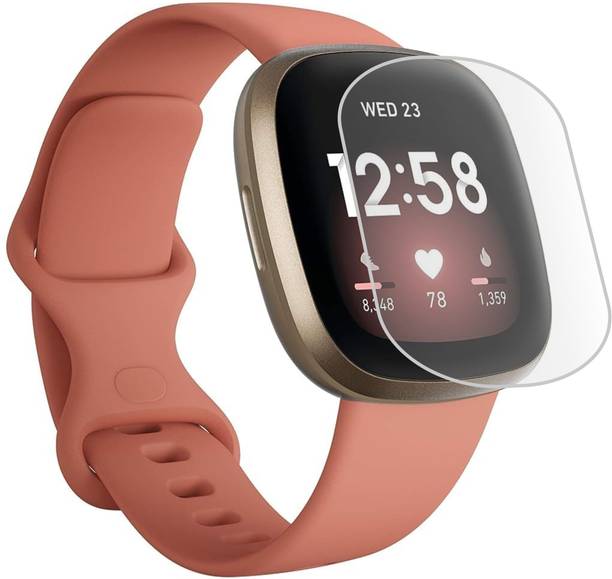 Ten To 11 Screen Guard for Fitbit Sense, Ultra Thin Hydrogel Film for Fitbit Sense