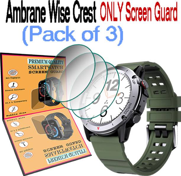 daffin Screen Guard for Ambrane Wise Crest