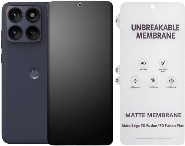 FABEKEE Screen Guard for Motorola Moto Edge 70 Fusion Matte Screen Protector Soft Hydrogel Flexible TPU Protective Film High Sensitivity Not Tempered Glass