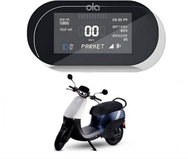 Mukul EV OLA S1X | S1 X Plus EV Scooter || 3.5 INCH LCD Digital fiber screen guard Bike Display Screen Guard