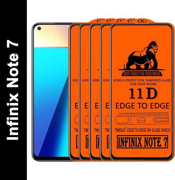 TWIGLO Edge To Edge Tempered Glass for INFINIX NOTE 7