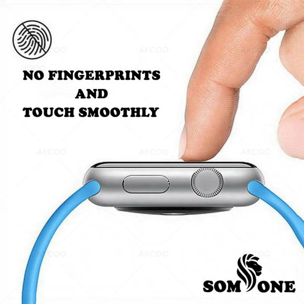 SOMTONE Edge To Edge Screen Guard for i7 Pro Max Series 6 Smartwatch 44mm (FREE 250 RUPEES 1 3D EMBOSSED FOR MOBILE BACK) W2GS137
