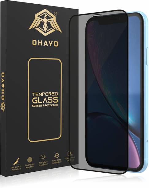 OHAYO Tempered Glass Guard for iPhone XS MAX-11PM (Privacy)
